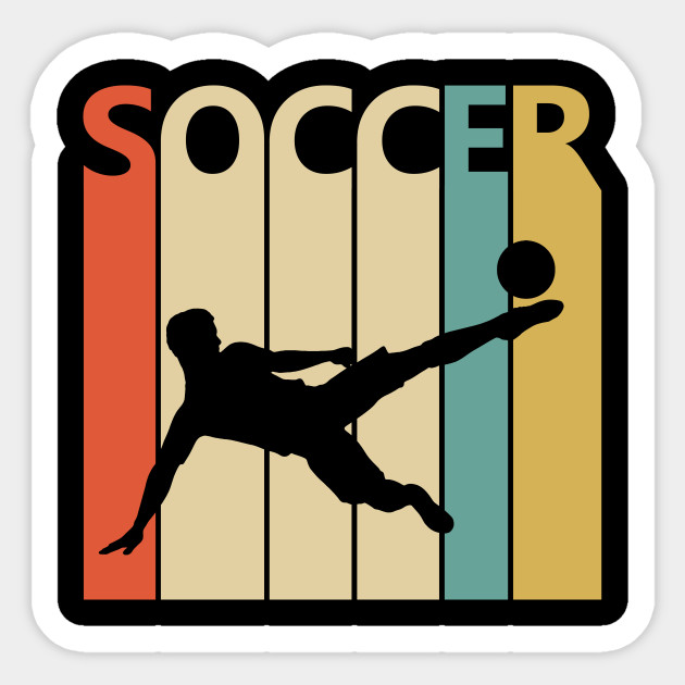 Vintage Retro Soccer Player Gift